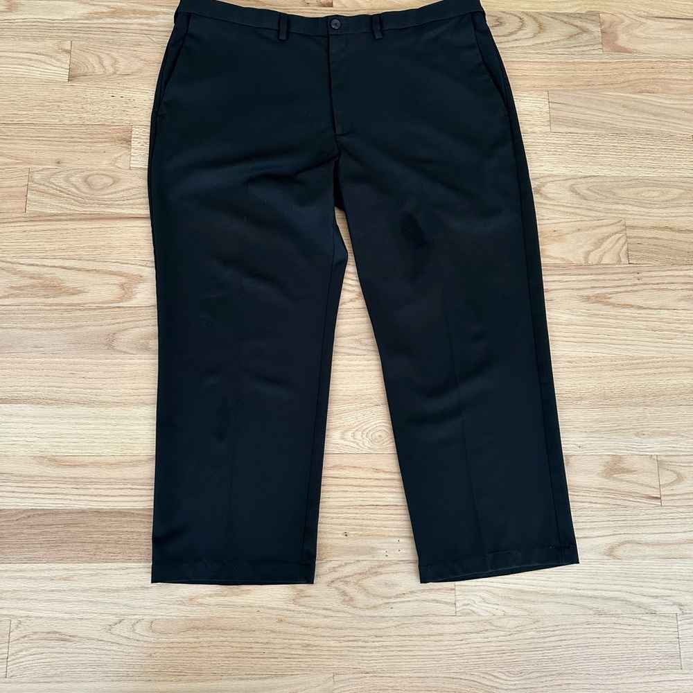 Haggar Black Chinos for Business Casual with FREE bonus pair Tan Chinos!